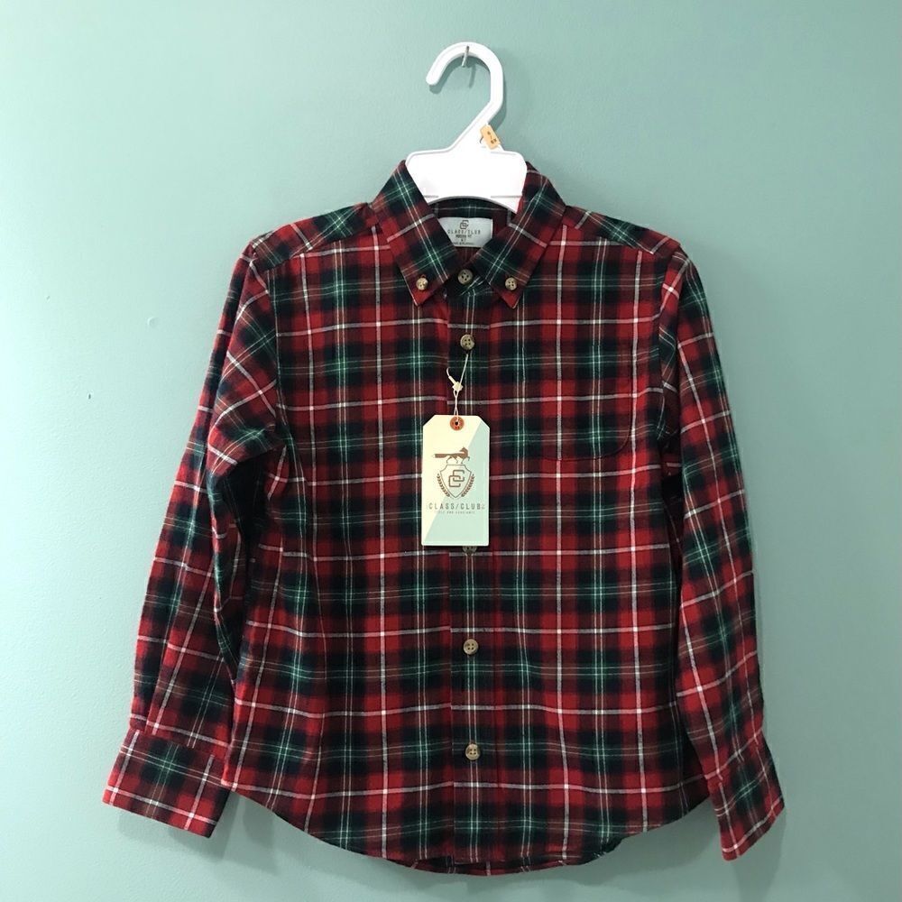 NWT … CLASS CLUB “Size: Kids - 6/7” Modern Fit Shirt